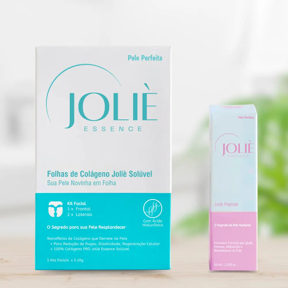 Combo Folhas de Colágeno & Colágeno Líquido Peptide Joliè ( 1 x 1 )